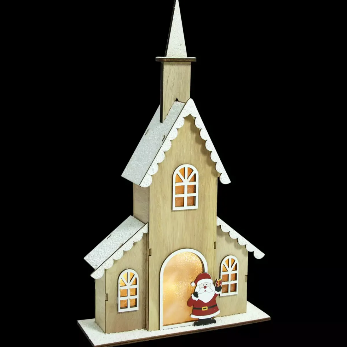 Feeric Lights & Christmas Decorazioni E Oggetti Natalizi|Oggetti Decorativi E Illuminati-Chiesa a pile luminosa