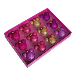 CHRISTMAS INSPIRATIONS Addobbi Di Natale Disney|Palline Di Natale-Cofanetto regalo 12 palline di Natale (D30 mm) mini Mickey