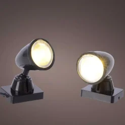 KAEMINGK Personaggi E Accessori Per Villaggio-Confezione d'accessori Faretti interno Bianco caldo LED per preparare un villaggio.