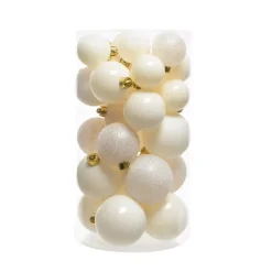 KAEMINGK Palline Di Natale-Confezione di 30 palline di Natale assortimento Alpine
