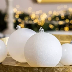 EMINZA Palline Di Natale-Confezione di 30 palline di Natale assortite New Alpine