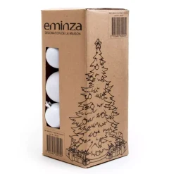 EMINZA Palline Di Natale-Confezione di 30 palline di Natale assortite New Alpine