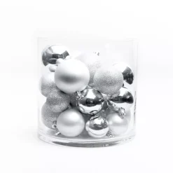 EMINZA Palline Di Natale-Confezione di 30 palline di Natale assortite New Alpine
