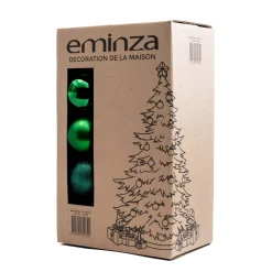 EMINZA Palline Di Natale-Confezione di 30 palline di Natale (D80 mm) New Alpine