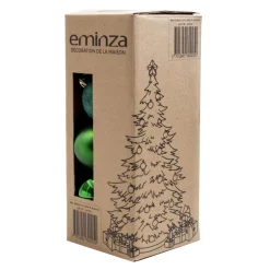 EMINZA Palline Di Natale-Confezione di 30 palline di Natale assortite New Alpine