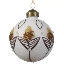 KAEMINGK Palline Di Natale-Confezione di 3 palline di Natale (D80 mm) vetro Douceur sucrée