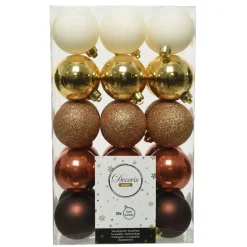 #N/A Palline Di Natale-Confezione di 30 palline di Natale (D60 mm) Alpine multi