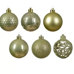 #N/A Palline Di Natale-Confezione di 37 palline di Natale (D60 mm) Alpine Mix