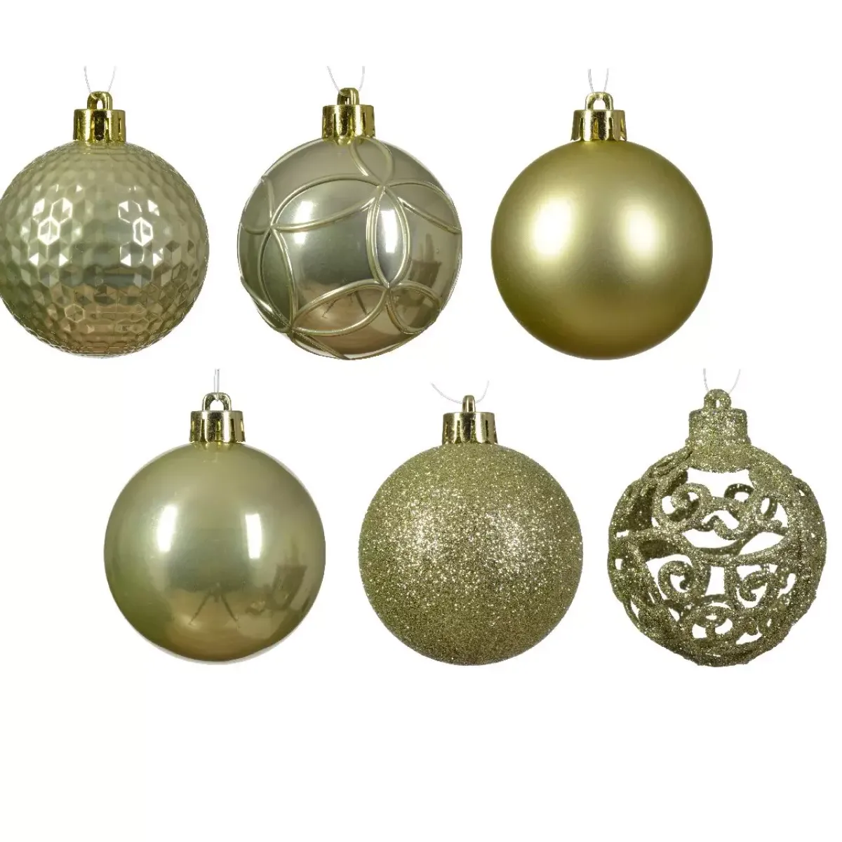 #N/A Palline Di Natale-Confezione di 37 palline di Natale (D60 mm) Alpine Mix