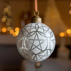 KAEMINGK Palline Di Natale-Confezione di 3 palline di Natale (D80 mm) in vetro Vril