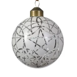 KAEMINGK Palline Di Natale-Confezione di 3 palline di Natale (D80 mm) in vetro Vril