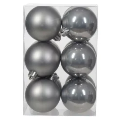 KAEMINGK Palline Di Natale-Confezione di 12 palline di Natale (D60 mm) Alpine