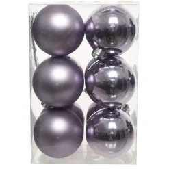 KAEMINGK Palline Di Natale-Confezione di 12 palline di Natale (D60 mm) Alpine