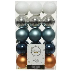 KAEMINGK Palline Di Natale-Confezione di 30 palline di Natale (D60 mm) Alpine multi
