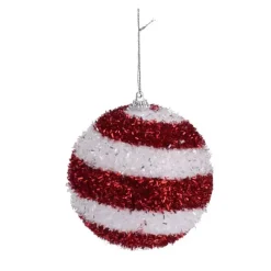 KOOPMAN Palline Di Natale-Confezione di 3 palline di Natale (Ø100 mm) Spiralis