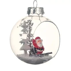KAEMINGK Palline Di Natale-Confezione di 12 palline di Natale (Ø80 mm) Santo