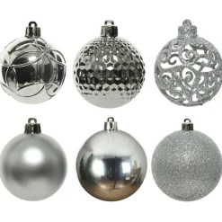 KAEMINGK Palline Di Natale-Confezione di 37 palline di Natale (D60 mm) Alpine mix