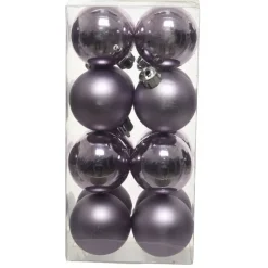KAEMINGK Palline Di Natale-Confezione di 16 palline di Natale (D40 mm) perle Alpine
