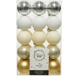 KAEMINGK Palline Di Natale-Confezione di 30 palline di Natale (D60 mm) Alpine multi