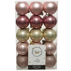 KAEMINGK Palline Di Natale-Confezione di 30 palline di Natale (D60 mm) Alpine multi