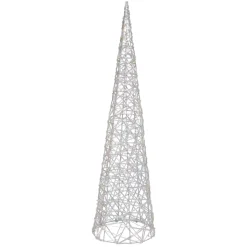 KOOPMAN Oggetti Decorativi E Illuminati|Decorazioni E Oggetti Natalizi-Cono luminoso a batteria 30 micro LED (H60 cm) Scintille