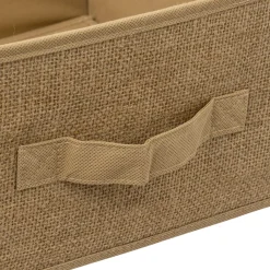 ATMOSPHERA Cesti E Scatole Portaoggetti-Contenitore juta (31 x 31 x 15 cm) Naro