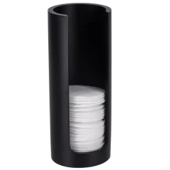 TENDANCE Accessori Bagno-Contenitore porta dischetti di cotone (H17 cm) Japandi