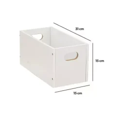 5 Five Simply Smart Cesti E Scatole Portaoggetti-Contenitore (15 x 31 x 15 cm) Mano