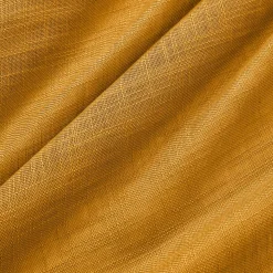 Coppia di tende a occhielli effetto lino (60 x 160 cm) Robin Giallo Ocra