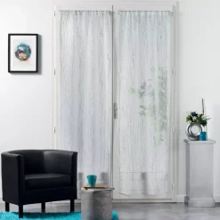 Coppia di tende trasparenti (70 x 200 cm) Filiane Bianco