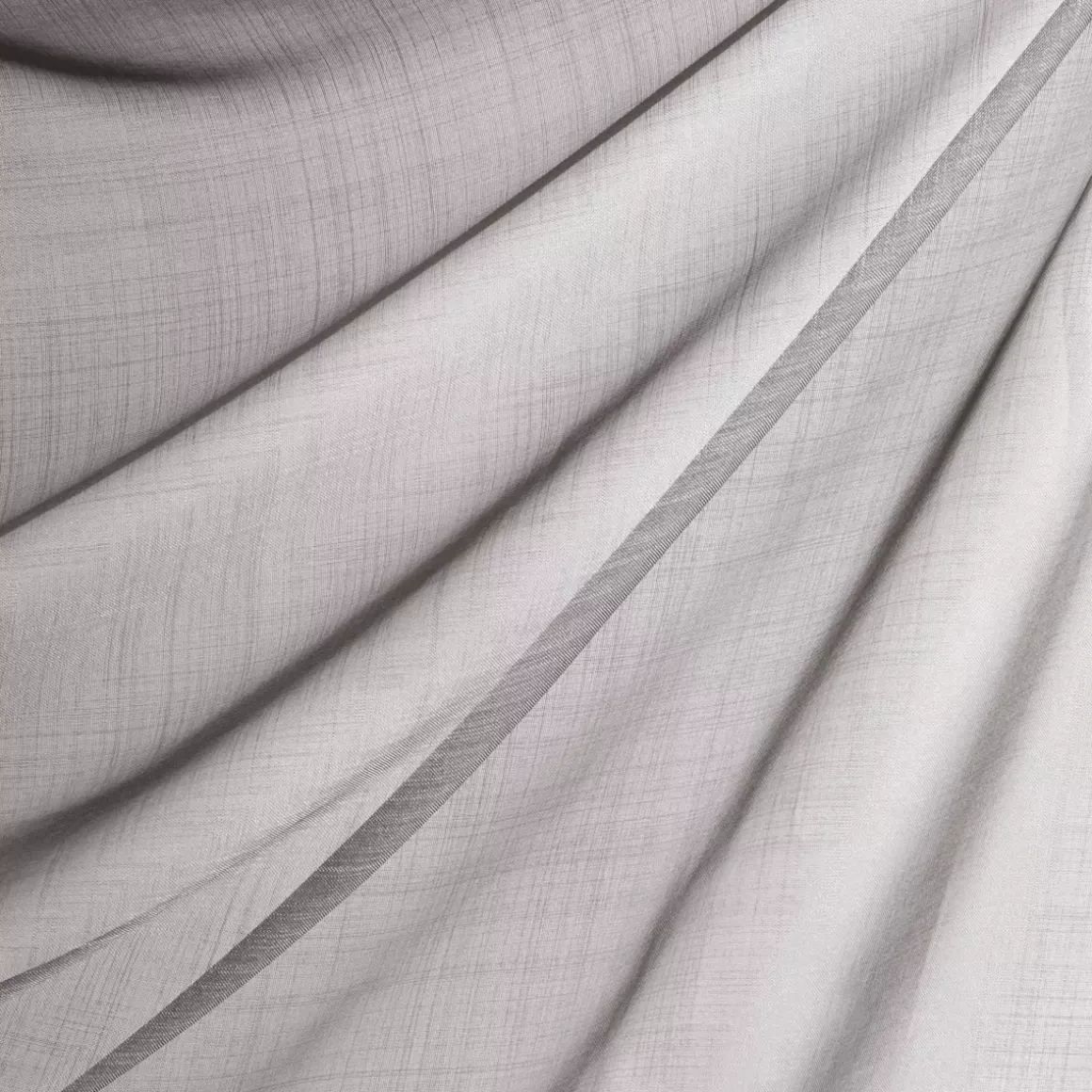 Coppia di tende trasparenti (60 x 140 cm) Etamine givrée Grigio chiaro