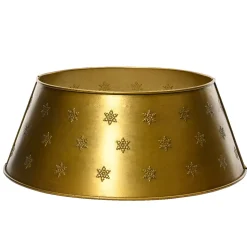 KAEMINGK Accessori Per Albero Di Natale-Copribase per allbero di Natale in metallo (D70 cm) Antico