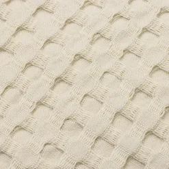 Copriletto cotone nido d'ape (220 x 250 cm) Maya Beige pampa