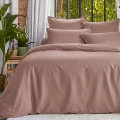 Coprimaterasso in lyocell Tencel™ lavato (260 x 240 cm) Olivia Rosa blush