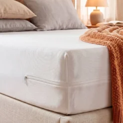 Coprimaterasso integrale anti-cimici del letto (160 cm) Ombeline Bianco