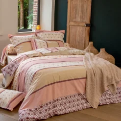 Copripiumino cotone (140 x 200 cm) Inouk Rosa
