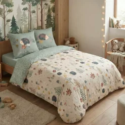 Copripiumino e due federe bambino cotone (200 cm) Polisson Multicolore
