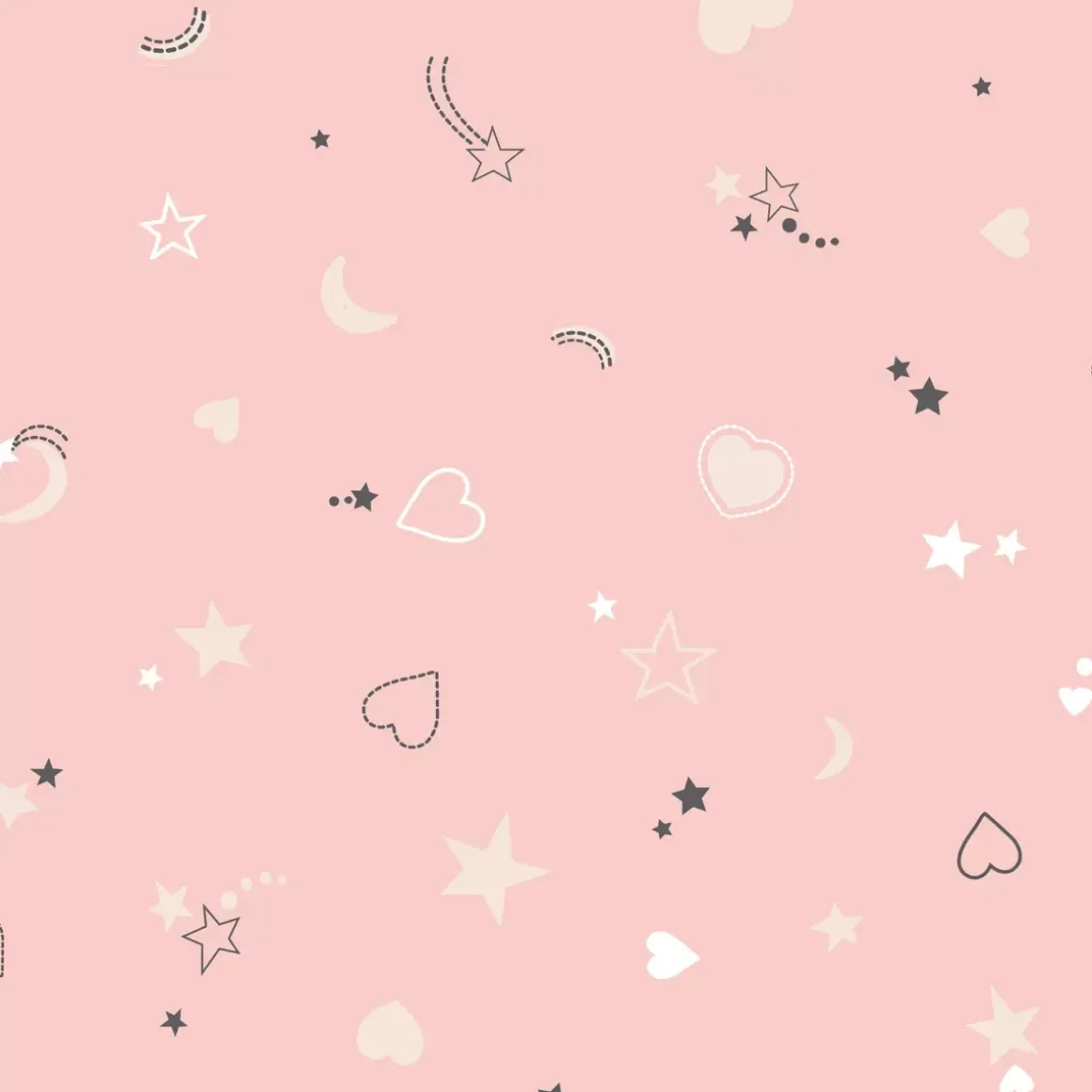 Copripiumino e una federa cotone (140 x 200 cm) Gatto Rosa