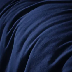 Copripiumino flanella di cotone (260 x 240 cm) Nina Blu navy