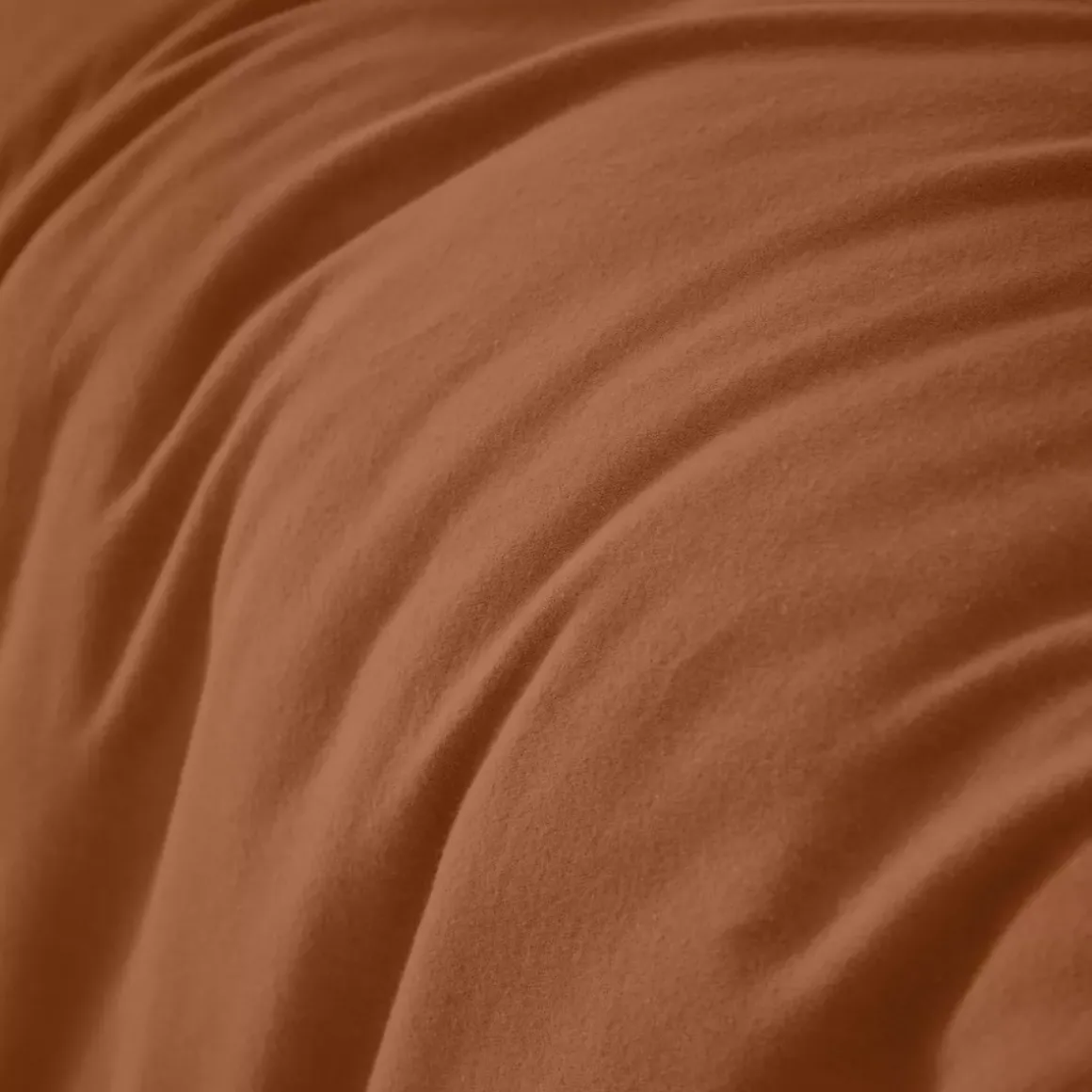 Copripiumino flanella di cotone (280 x 240 cm) Nina Terracotta