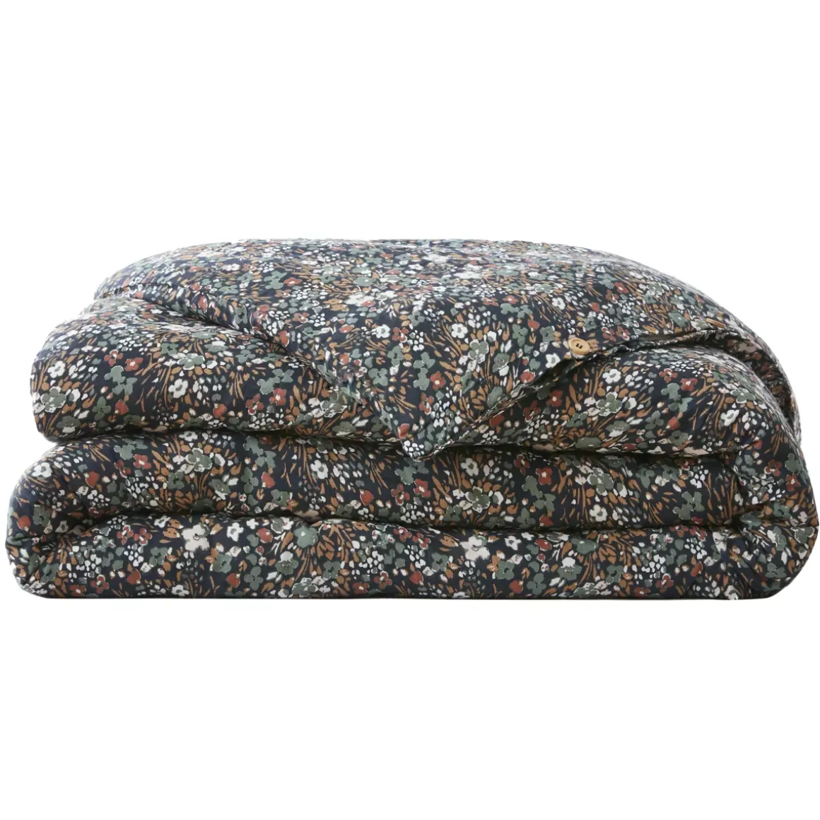 Copripiumino garza di cotone (240 cm) Constance Blu notte