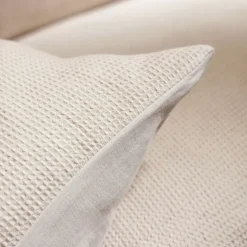 Copripiumino in cotone a nido d'ape (240 x 220 cm) Eva Beige