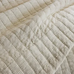 Copripiumino in cotone trapuntato (240 x 260 cm) Lena Beige sabbia