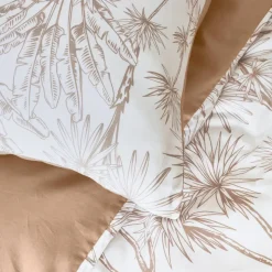 Copripiumino in cotone (260 x 240 cm) Lara Marrone