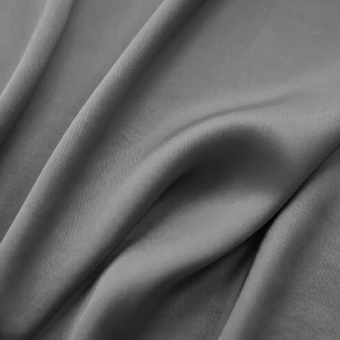 Copripiumino in lyocell Tencel™ lavato (140 x 200 cm) Olivia Grigio granito