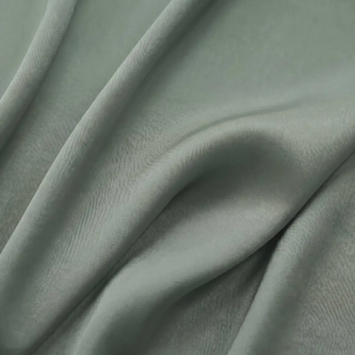 Copripiumino in lyocell Tencel™ lavato (140 x 200 cm) Olivia Verde eucalipto