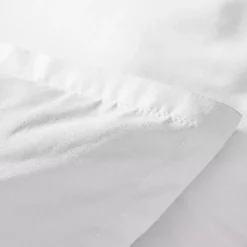 Copripiumino in percalle di cotone (280 x 240 cm) Cali Bianco