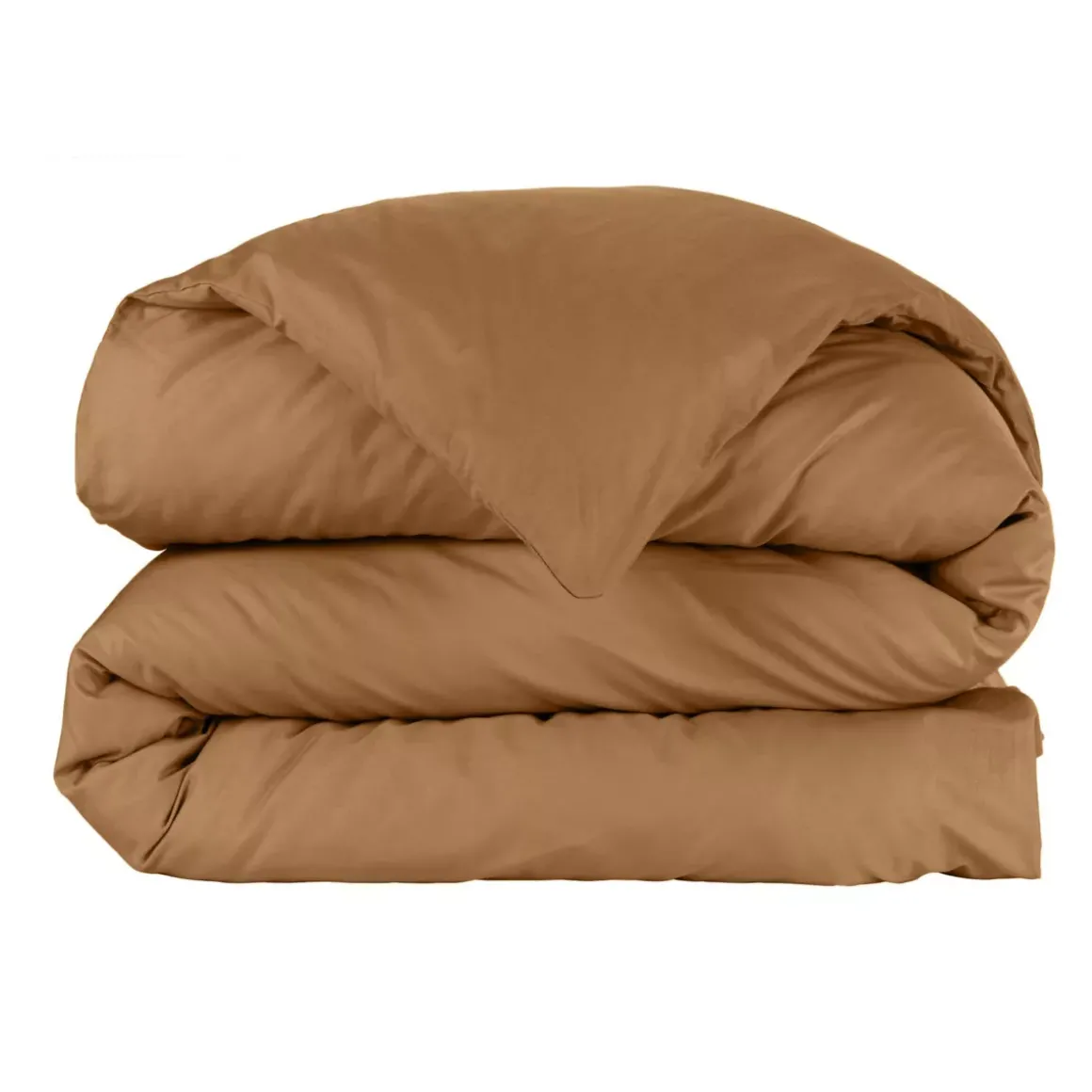 Copripiumino in percalle di cotone (280 x 240 cm) Cali Camel