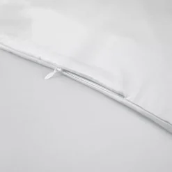 Copripiumino in raso di bambù (260 x 240 cm) Sienna Bianco