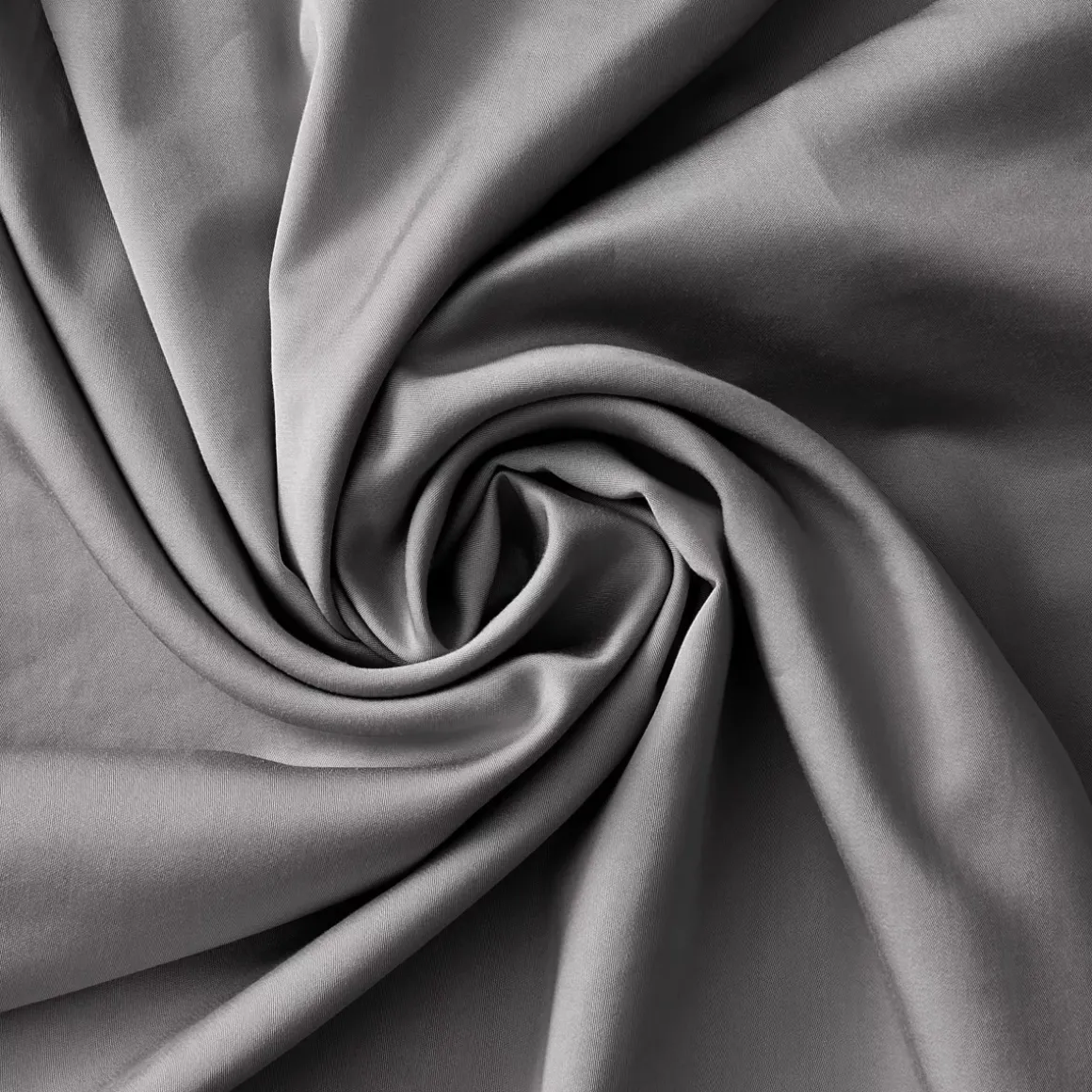 Copripiumino in raso di bambù (200 x 200 cm) Sienna Grigio granito